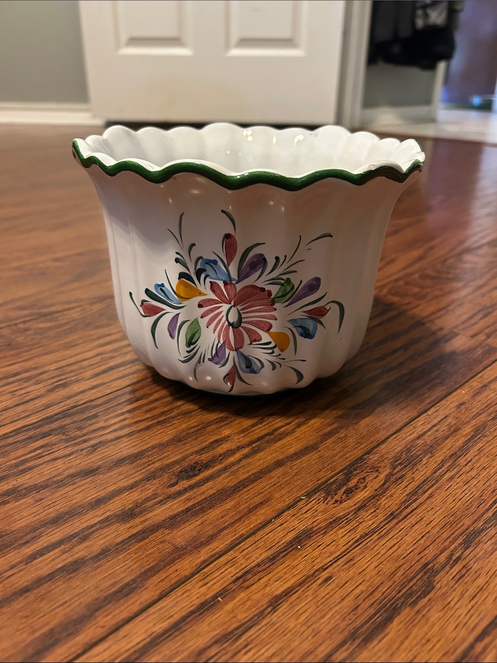 Holu hand painted planter from Portugal.